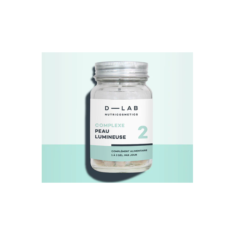 Complexe Peau Lumineuse D-LAB Nutricosmetics | Éclat & Anti-Taches | A Perla Rara Ajaccio