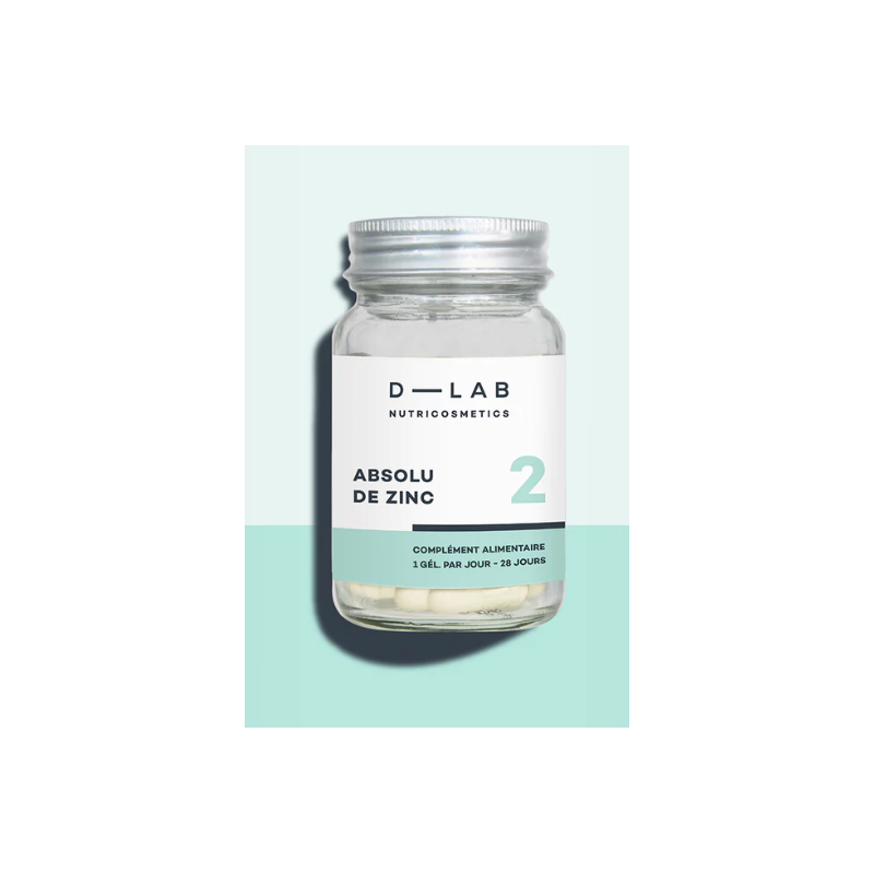 Absolu de Zinc D-LAB Nutricosmetics | Complément Peau & Immunité | Institut de Beauté Ajaccio - A Perla Rara