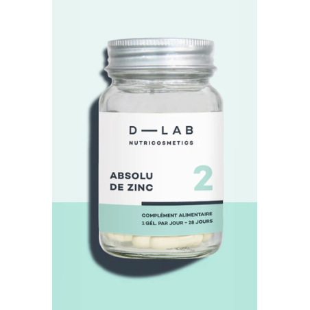 Absolu de Zinc D-LAB Nutricosmetics | Complément Peau & Immunité | Institut de Beauté Ajaccio - A Perla Rara